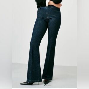SPANX NWT! Dark Indigo Flare Jeans